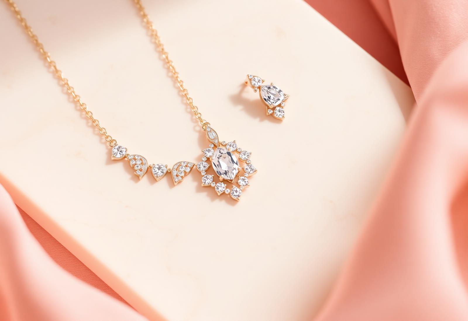 Signature diamond necklace